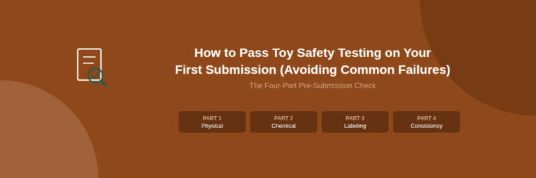 How to Pass Toy Safety Testing on Your First Submission