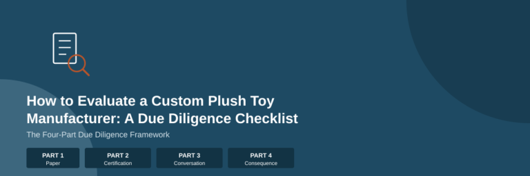 How to Evaluate a Custom Plush Toy Manufacturer: A Due Diligence Checklist